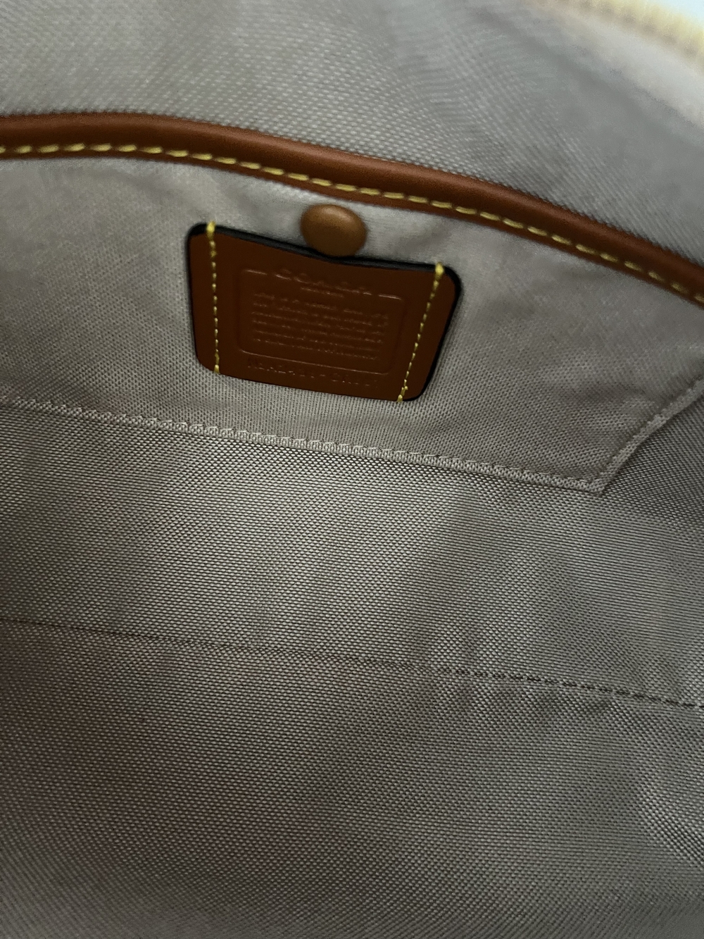 COACH Cream Juliet Hobo Leather Shoulder Bag - Picture 3 of 6